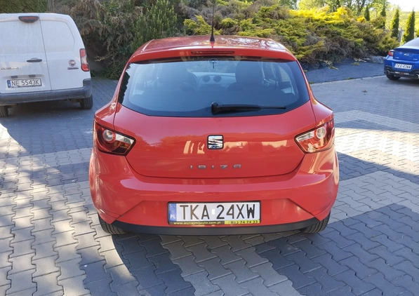 Seat Ibiza cena 26900 przebieg: 73042, rok produkcji 2014 z Gąbin małe 191